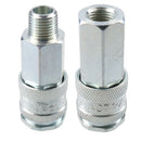 PCL XF Series Female Coupler 1/4" BSP Male & FemaleThreads Air Hose Fitting