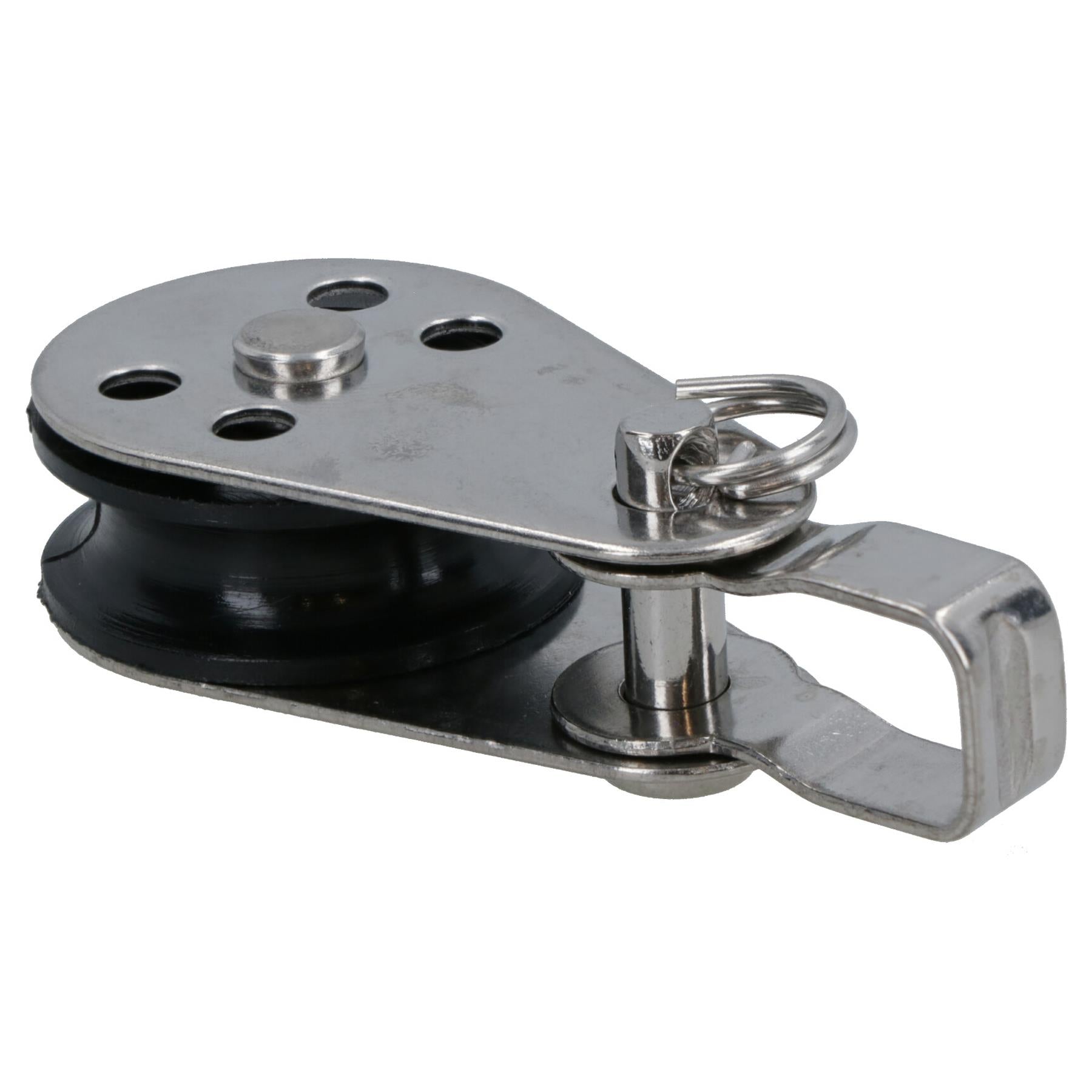 Pulley Block with Removable Pin and Bracket 26mm Diameter Stainless Steel