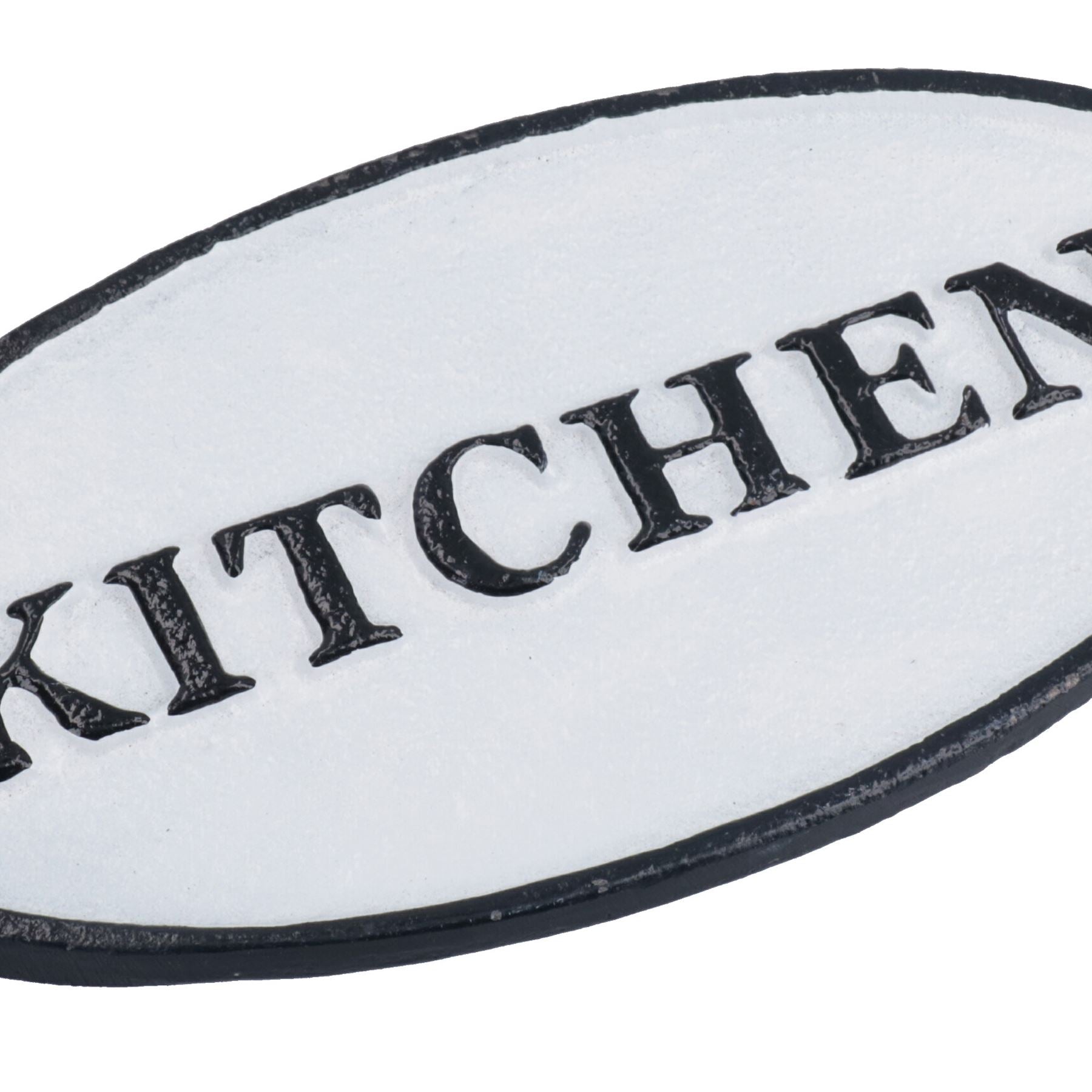 Kitchen Cast Iron Sign Plaque Door Wall House Home Gate Post Cafe Restaurant