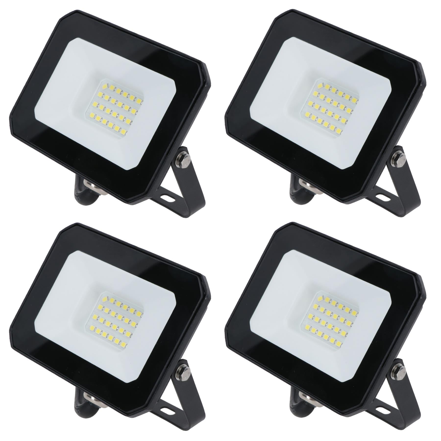 20 Watt LED Mini Floodlight Garden Lighting 1600 Lumens IP65 + Bracket