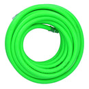 10 Metres Soft Rubber Hi-Vis Air Hose Airline + Euro Fittings + Tyre Inflator