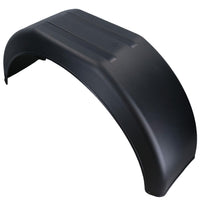 13" Plastic Mudguard Fender (Single) Offset Fit & 2 LARGE Brackets