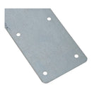 Large Internal Sleeper Straight Support Plate 100mm x 350mm Galvanised Steel