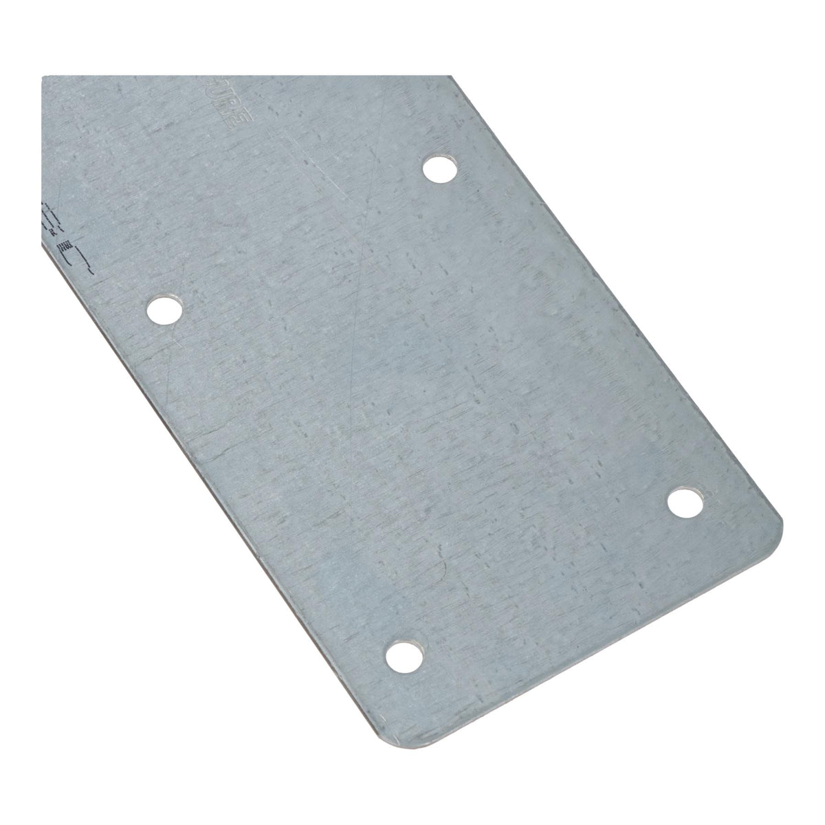 Large Internal Sleeper Straight Support Plate 100mm x 350mm Galvanised Steel