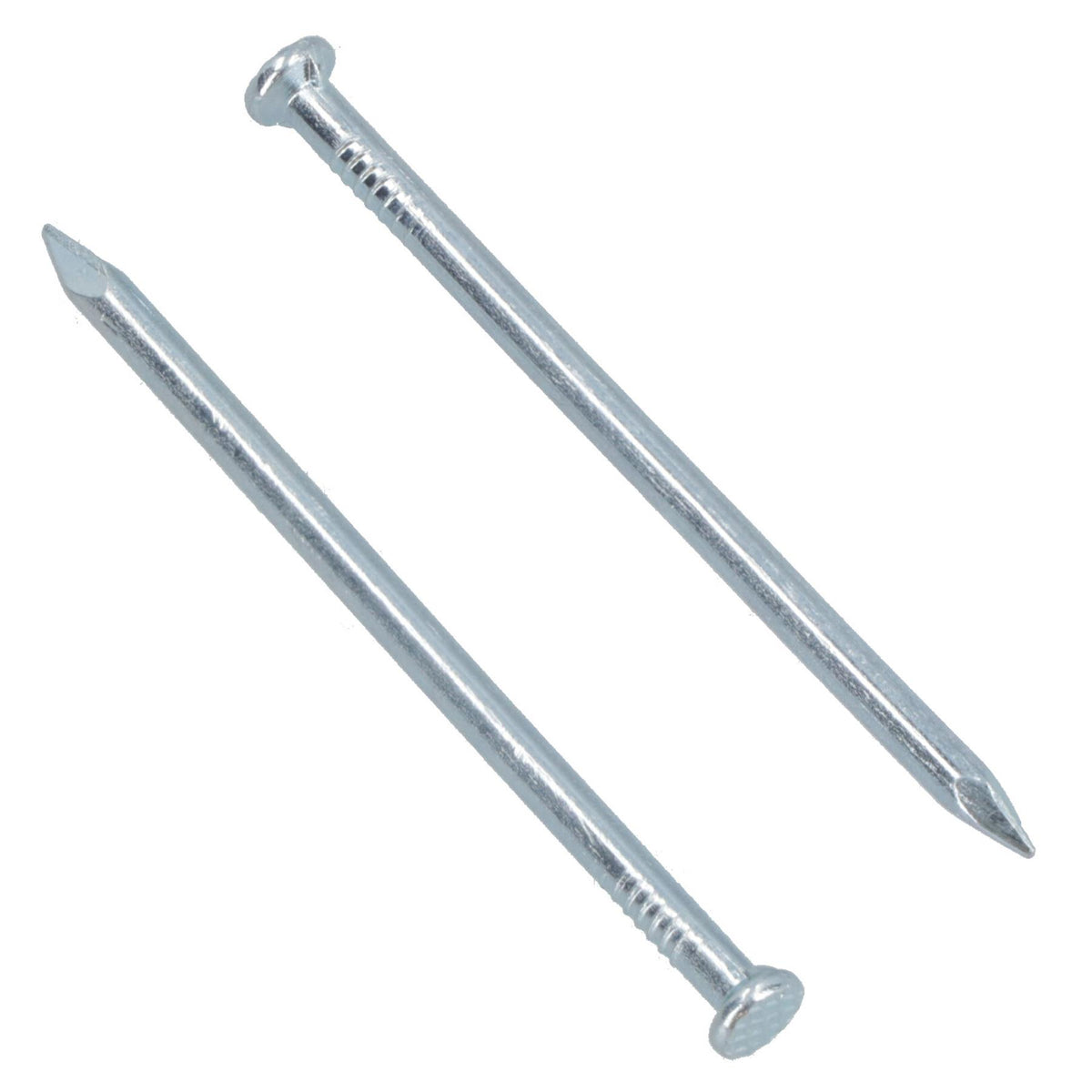 2mm x 50mm Round Headed Wire nails For Concrete Brick Wood Zinc Plated