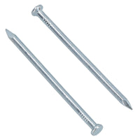 2mm x 50mm Round Headed Wire nails For Concrete Brick Wood Zinc Plated