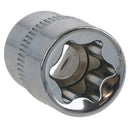 Jeu de 10 douilles femelles Torx/étoiles, entraînement 1/4" et 3/8", douilles E4 - E18