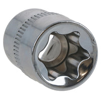 Jeu de 10 douilles femelles Torx/étoiles, entraînement 1/4" et 3/8", douilles E4 - E18