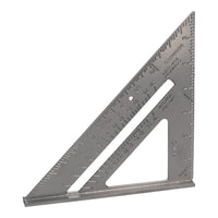 Équerre de mesure rapide en aluminium de 6 po pour chevrons de toiture, guide de menuiserie