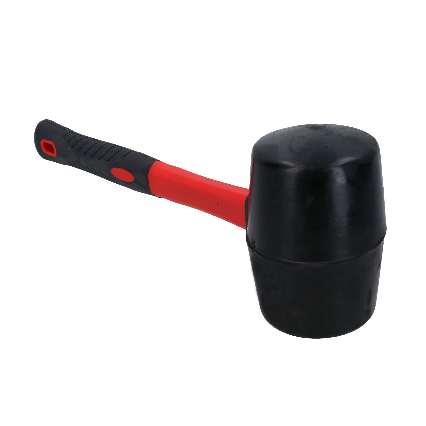 32oz Black Rubber Mallet With Fibreglass Handle Hammer Non Marking Hea ...