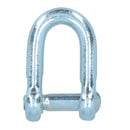 Galvanised D Shackle 6mm with Countersunk Pin Chain Link Chandlery