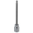 6mm 3/8" Drive Long Ball Ended Hex Allen Key Socket Bit 85mm Deep Reach CR-V