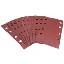 Hook + Loop 1/3 Sheet Sanding Sander Sandpaper Pads 80 Grit 200 Pack