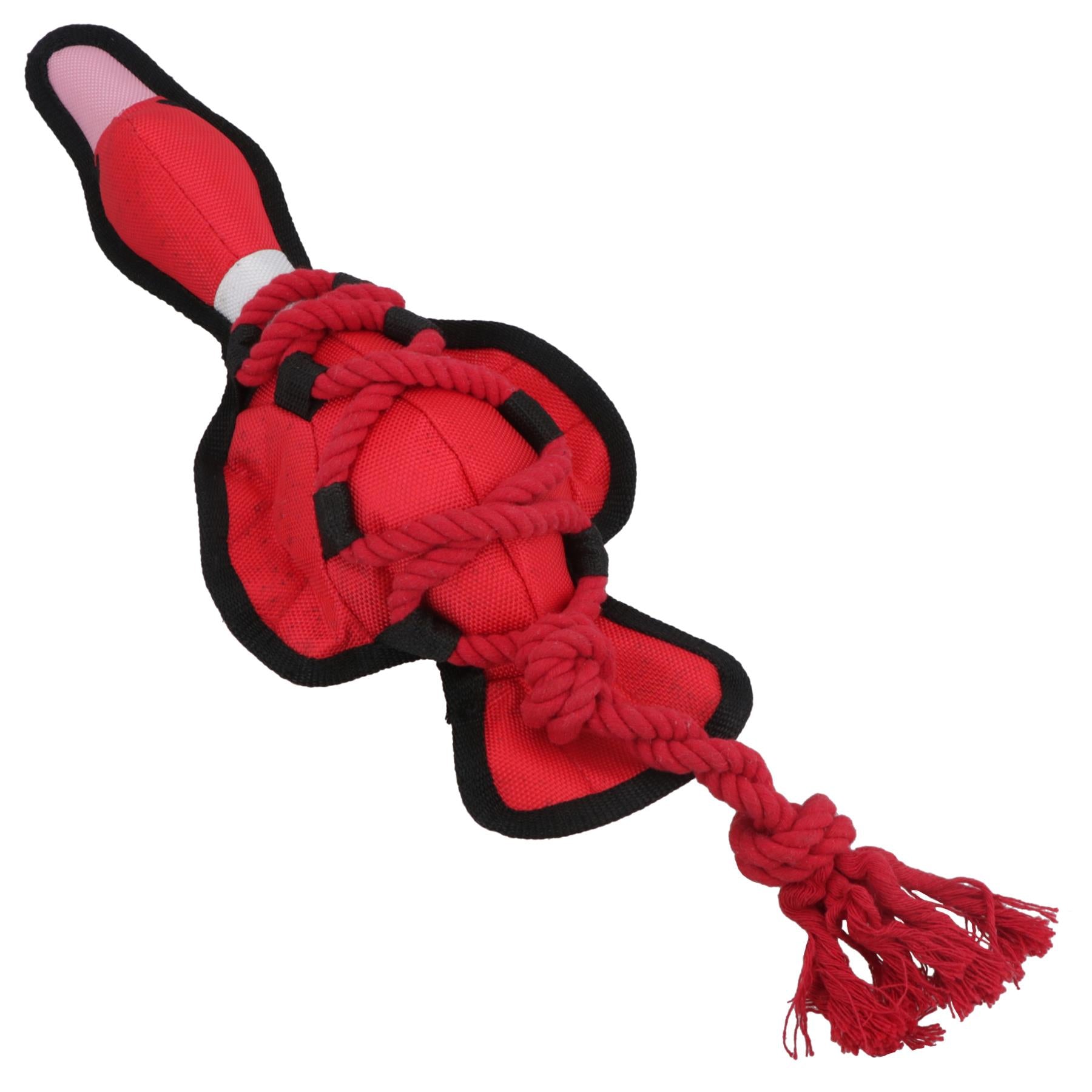 Rotes Kreuz Schlepptau Ente Doy Spielspielzeug mit Quietsche 40x18x6cm