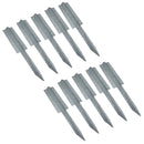 Garden Double Sleeper Straight Support Spike Stake Galvanised Steel 670mm