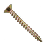4 x 40mm Countersunk Screws And Wall Raw Plugs For Wood Concrete Brick