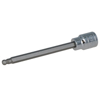 5mm 3/8" Drive Long Ball Ended Hex Allen Key Socket Bit 85mm Deep Reach CR-V