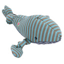 Small  Whale Knottie Plush Durable Squeaky Dog Puppy Toy 7x8x24cm