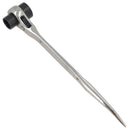 Gerüstschlüssel Ratschen-Podger 2-Wege-Bi-Sechskant-Ratsche 19 mm 24 mm Gerüstbauer