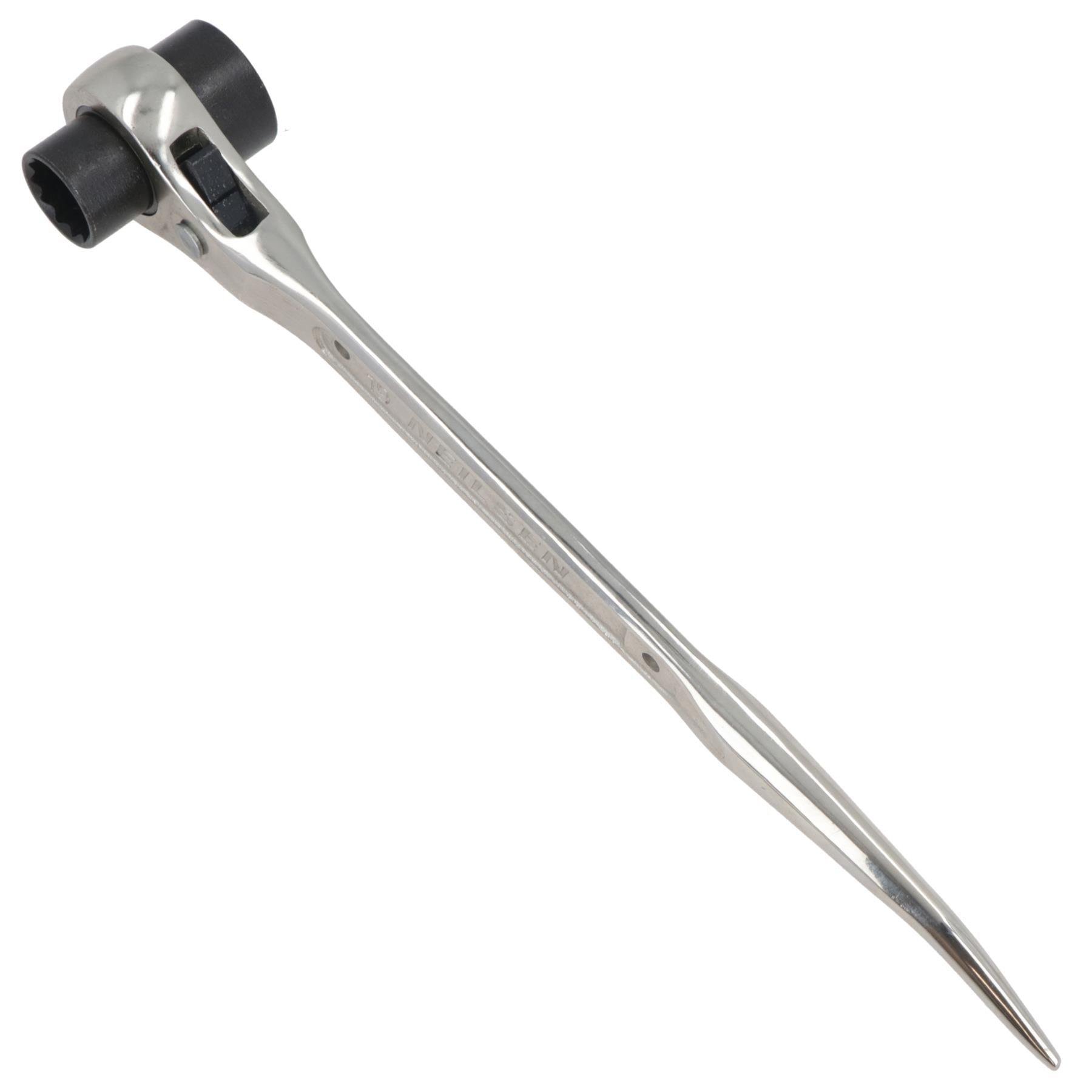 Gerüstschlüssel Ratschen-Podger 2-Wege-Bi-Sechskant-Ratsche 19 mm 24 mm Gerüstbauer
