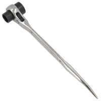 Gerüstschlüssel Ratschen-Podger 2-Wege-Bi-Sechskant-Ratsche 19 mm 24 mm Gerüstbauer
