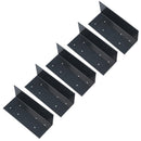 Fence Post Extender Angle Bracket Grey 70 x 70 x 180mm Holder Support