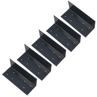Fence Post Extender Angle Bracket Grey 70 x 70 x 180mm Holder Support