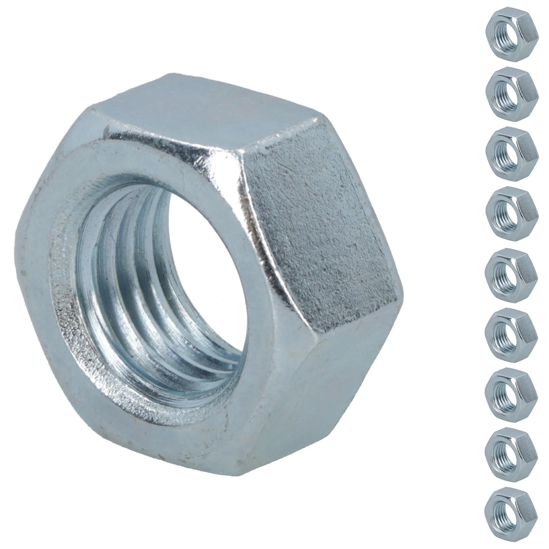 16mm M16 x 2.0mm High Tensile Tow Bar Ball Nuts Zinc Plated Steel Nut Fastener