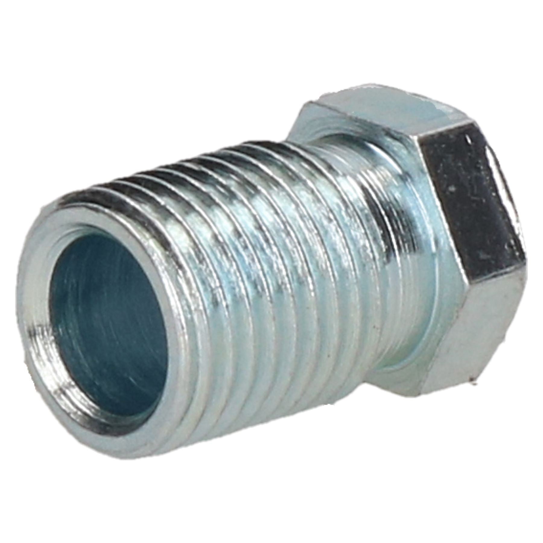 10 Stück Stahl-Bremsleitungsverschraubungen 1/2" x 20 UNF für 5/16"-Rohre mit Gewinde bis zum Ende