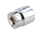 3/4" Imperial 6 Point 3/8" Drive Shallow Socket SAE AF Chrome Vanadium Steel