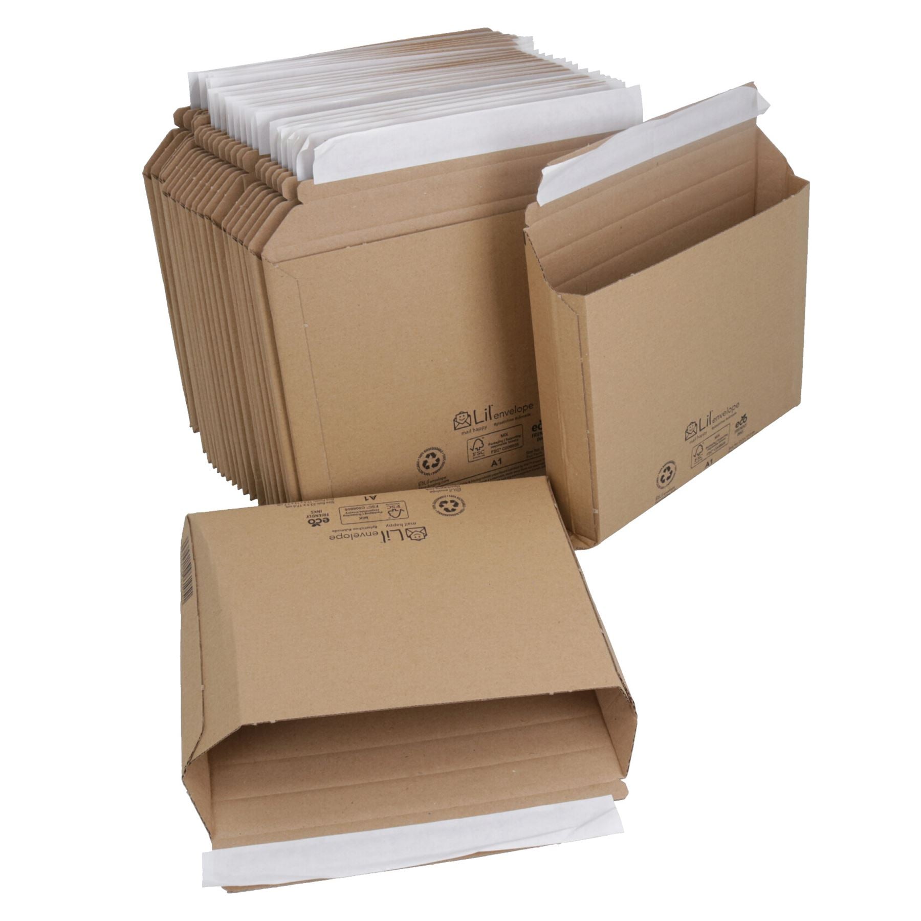 Cardboard Envelopes Mailer for Royal Mail PIP Larger Letter Postal Mailers Sml-Lge