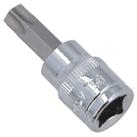T50 Male Torx Bit Star Socket 3/8" Drive Standard Internal Chrome Vanadium Steel