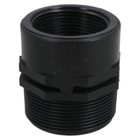 Polypropylene PP Threaded Reducing Socket Male – Female 2in – 1-1/2in BSP