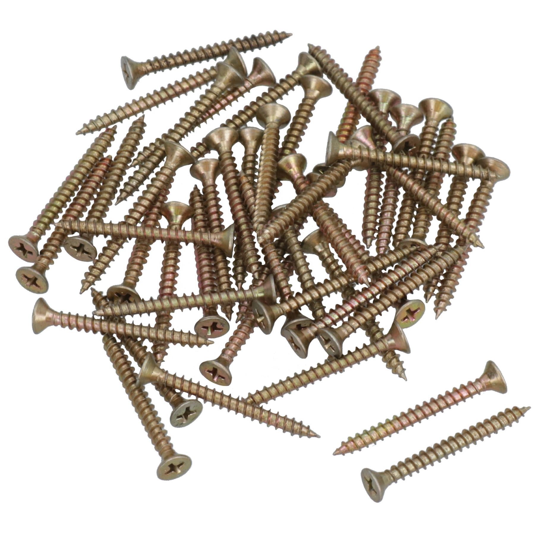 Countersunk Multi Purpose Chipboard Wood Timber Screws 40mm Long Pozi