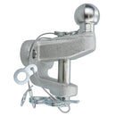 3.5 Ton Tow Bar Towing Ball And Pin Eye Coupling 50mm Ball 25mm Pin Silver