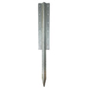 Garden Triple Sleeper Straight Support Spike Stake Galvanised Steel 930mm