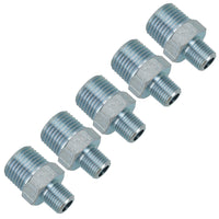 1/4" BSP Male to 1/2" BSP Male Step Up / Down Thread Union Fitting 5 PACK FT055