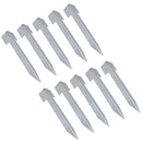 Garden Sleeper Single Corner Support Galvanised Stake Spike 440mm Long