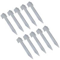 Garden Sleeper Single Corner Support Galvanised Stake Spike 440mm Long