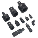 Adaptateur de douille à choc, réducteur élévateur et jeu de joints universels 11 pièces BERGEN AT881