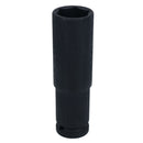 Extra Deep Long Metric MM Impact Socket 1/2" Drive 6 Sided Single Hex