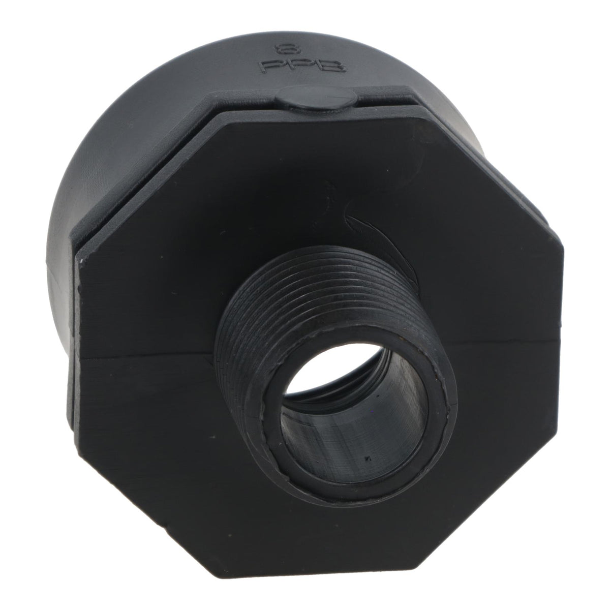Polypropylene PP Threaded Reducing Socket Female – Male 1in – 1/2in BSP