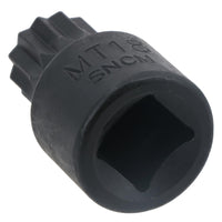 Douilles à embouts cannelés triples carrés Stubby Impact M4 – M12 MT14 – MT18, lot de 9 pièces