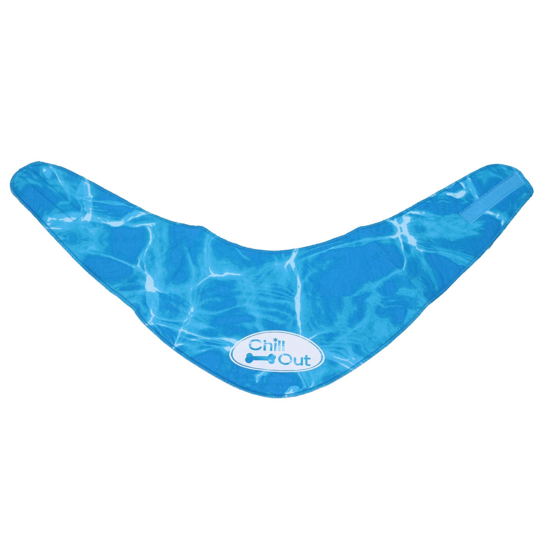 Chillout Cooling Cool Dog Ice Bandana Heat Relief Extra Large Neck Size 53-62cm