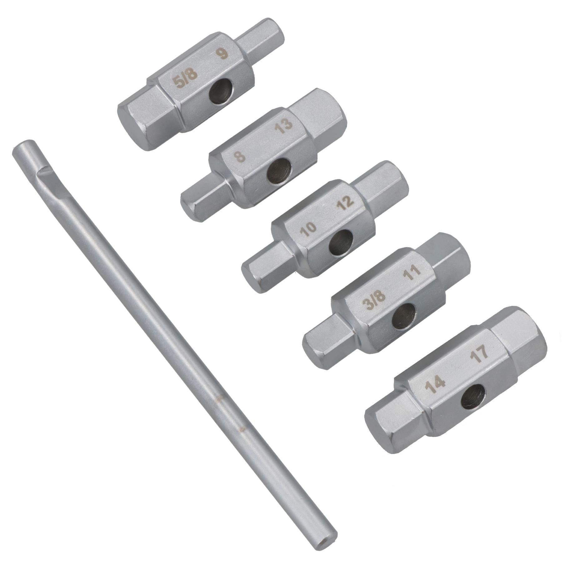 Ölablassschraube Schlüsselwerkzeuge für Motoren Achsen Getriebe Autoreparatur Ölwechsel 5Stk