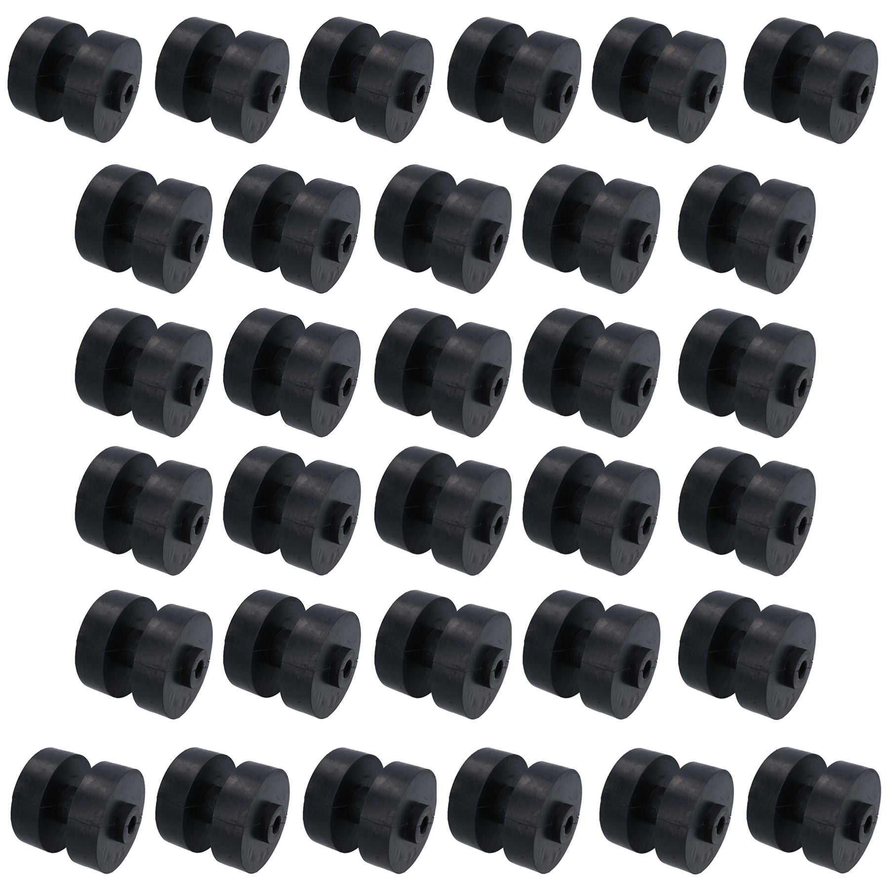 Boat / Jetski / Dinghy Trailer Double Rollers Rubber 16mm Bore