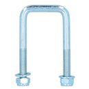 8 Single Parabolic Leaf Spring High Tensile U Bolt / Nuts For Ifor Williams Trailers