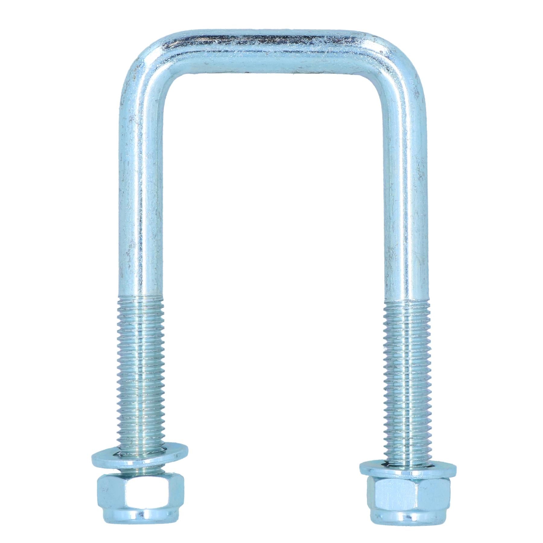 8 Single Parabolic Leaf Spring High Tensile U Bolt / Nuts For Ifor Williams Trailers