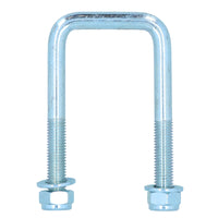 8 Single Parabolic Leaf Spring High Tensile U Bolt / Nuts For Ifor Williams Trailers