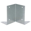 Arris Rail Bracket Fence Post Support Galvanised 100mm Timber Panel Repair